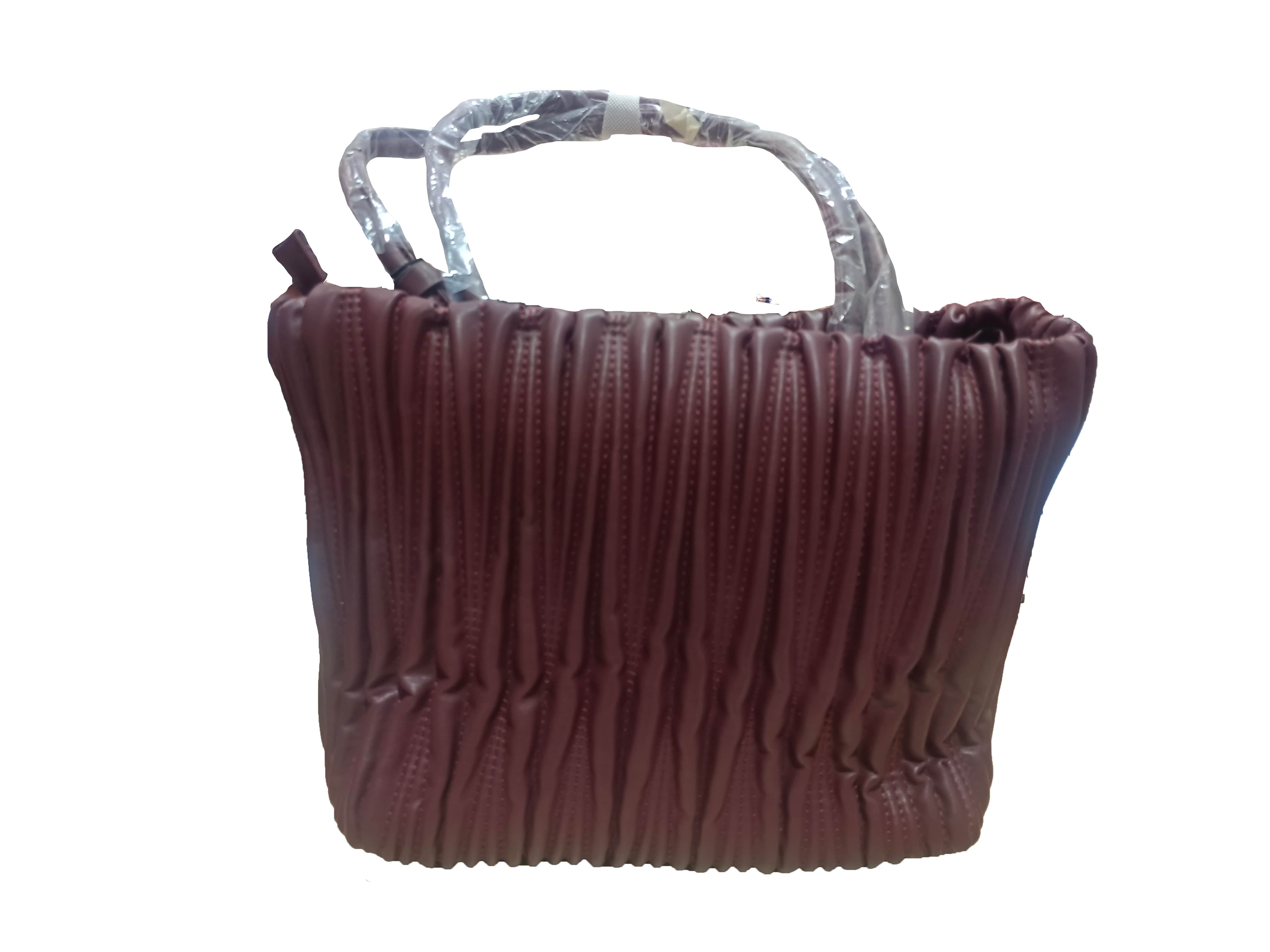 Dark brown handbag