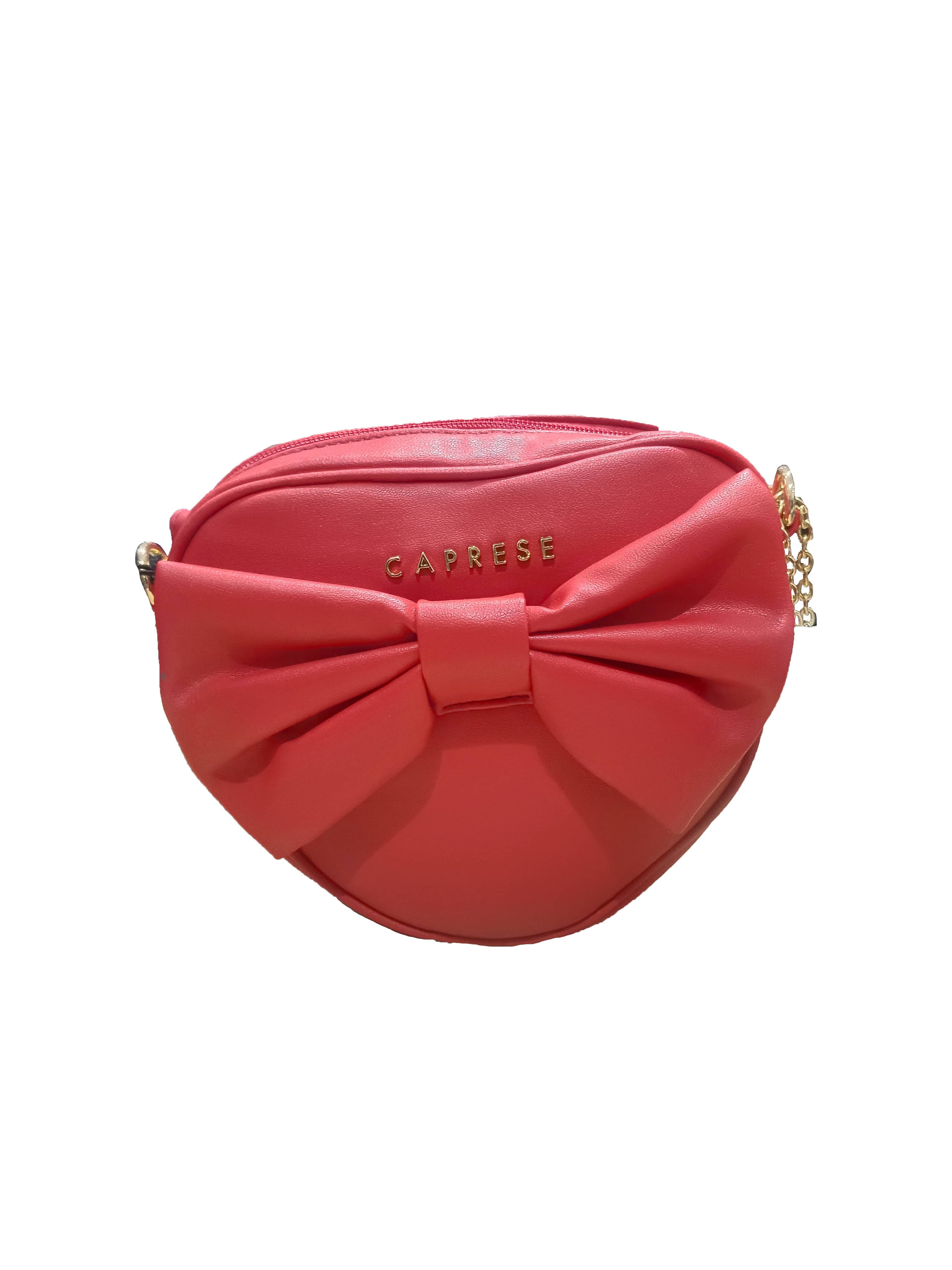 Melie Bianco Designer Purse Red Shoulder Bag Gold Zipper Hardware MSRP $119  | eBay